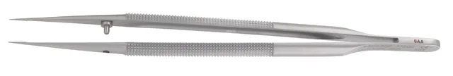Dissecting forceps micro round Plat. 180 straight without teeth — REF 31304