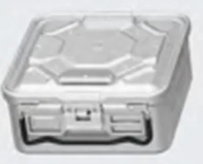 Container 1/2 barrier model 285X280X105 mm grey — REF H1357