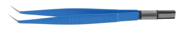 Coagulationforceps bipolar -bissinger- 22 cm bent Sharp 0.3 mm — REF 28740P