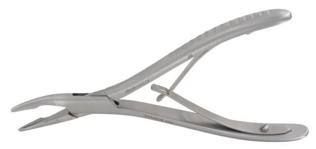 Bone rongeur Single Beyer 17 cm 3 mm curved — REF 33103P