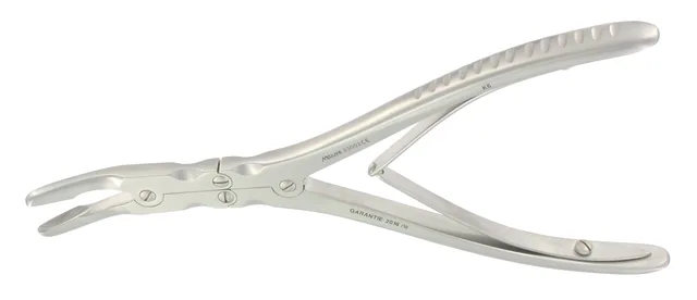 Bone rongeur Dbl Bx Zaufal Jan .18 cm 4 mm curved — REF 33002P