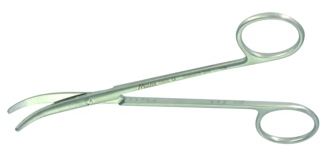 Ent scissors Fomon curved 14.0 cm — REF C9DE