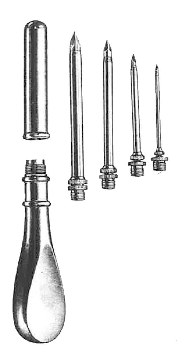 Trocart Universel 4 Embouts Mche Plateau — REF K733