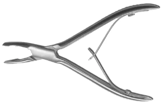 Pince Gouge Simple Cleveland 170 X 3.5 mm Courbe - REF 33201