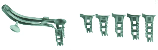 Retractor self-retaining spine Caspar Mld spine Ecul. 55 mm — REF X002