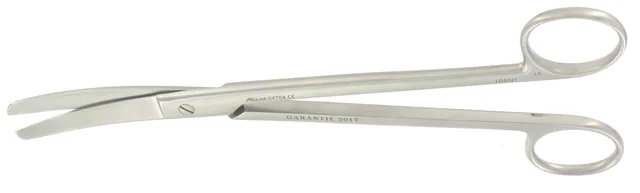 Gynecological scissors Sims blunt 20 cm curved curved — REF 04704P