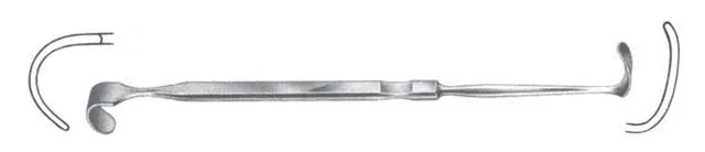 Retractor D/e Luckens 7 mm 17 cm — REF 17602