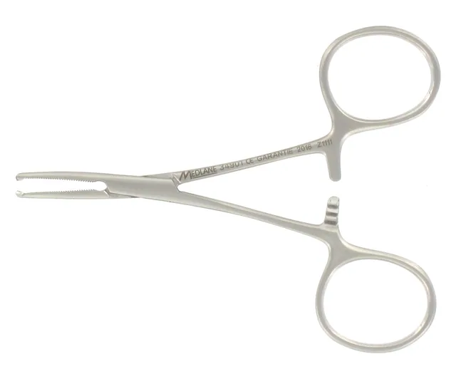 Pince Hémostatique Halstead 100 mm C. avec Griffes — REF 34901P