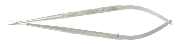 Micro scissors shaft round 180 mm straight — REF 04913