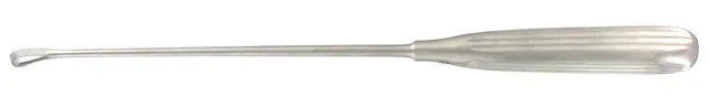 Vaginal curette Sims rigid sharp 28 0 X 8 mm — REF 15016