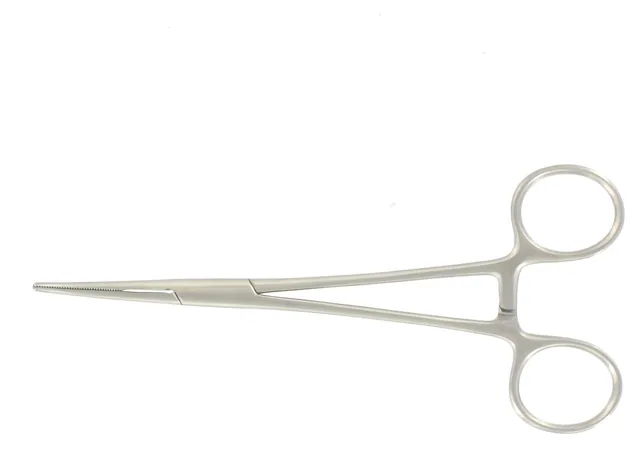 Hem. forceps Kelly 210 mm curved teeth — REF 35115
