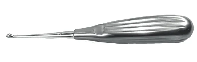 Bone curette Spratt straight 16 cm X 4.0 mm — REF A5LM