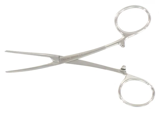 Artery forceps Kocher 15 cm curved W /o T. collar Jt — REF 35504