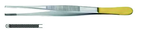 Dissecting forceps Oehler 14.5 cm with teeth Eeth tungsten carbide — REF K730