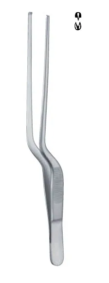 Ent forceps Otol. jaws. Lucae 14 0 jaws with teeth — REF 37010