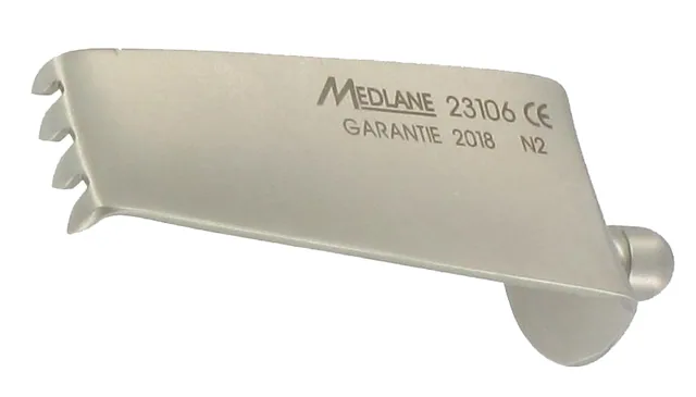 Retractor self-retaining spine Cloward blade only teeth 55 mm — REF 23108