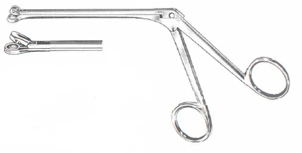 Ent forceps Nasal Hartmann Grunw . 125X5.0 mm — REF 37110