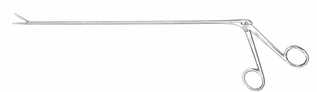 Ent forceps laryngeal pinned jackson F6 diameter 2 mm 30 — REF 36821