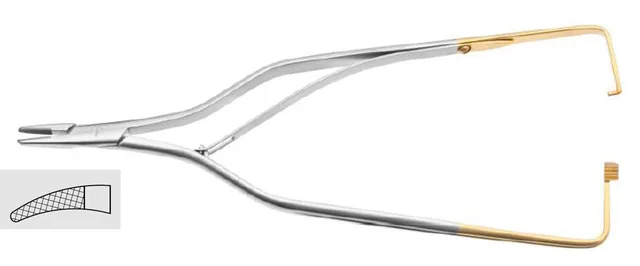 Needle holder Mathieu Arruga Cr V 16 cm tungsten carbide — REF 40008