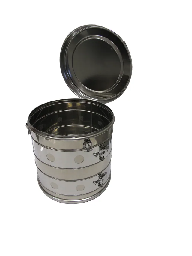 Tambour Sterilisation 190X125 mm Inox — REF 56142