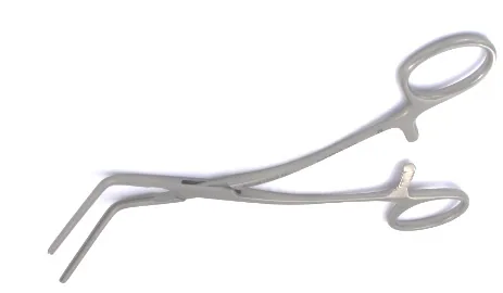 Vascular clamp pediatric Cooley small angled 16 cm — REF 12008