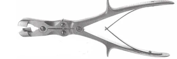 Pince Gouge Double Articulation Sauerbruch 300 mm Droit Car — REF 32805