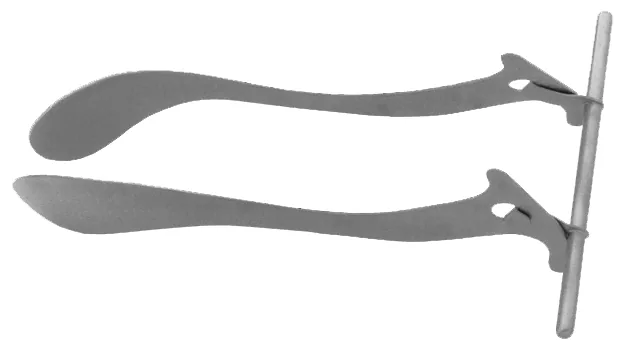 Forceps Teissier Paire Spatules 310 mm - REF 25301