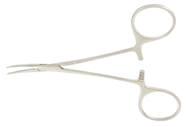 Artery forceps Halst.micr. 12 cm C Rv without teeth — REF 34910F