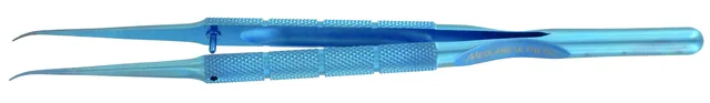 UP-LIGHT Pince TITANE CR 155X0.4X0.3MM Courbe — REF UL178