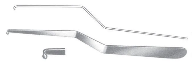 Retractor /handle Love bayonet 21 cm — REF 19004