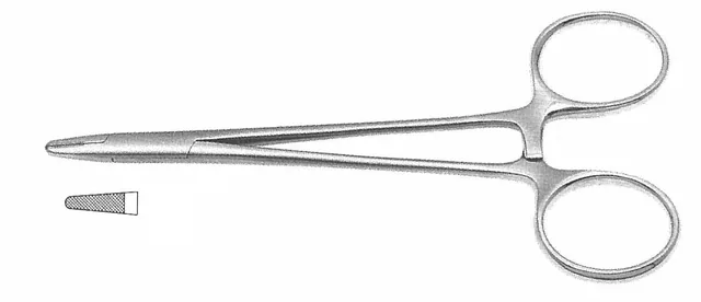 Porte Aiguille Derf 120 mm Tungstène — REF 39801P