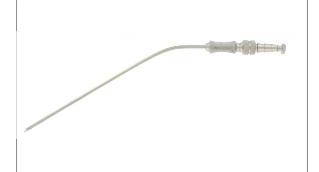 Canule Aspiration Frazier Coudée 180 mm Diamètre 2,6 mm — REF 02704P