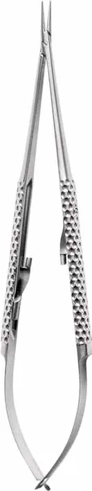 Porte Aiguille micro Jacobson Corps Rond 180 mm Droit Mors Diamètre-insert 12 X 0,8 X 1,2 mm — REF K348