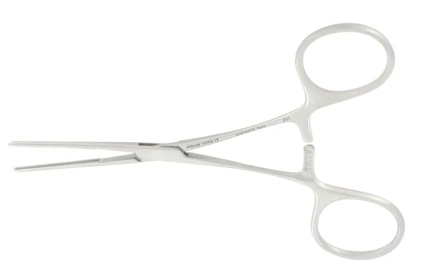 Vascular clamp Bulldog Gregory 120 mm straight Very delicate — REF 10504