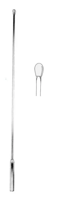 Gall stainless curette Expl.desjardi Ns 28 X 0.6 cm — REF 14610