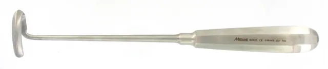 Rugine Doyen Costale Adulte 240 mm Coudée Droite — REF 43105