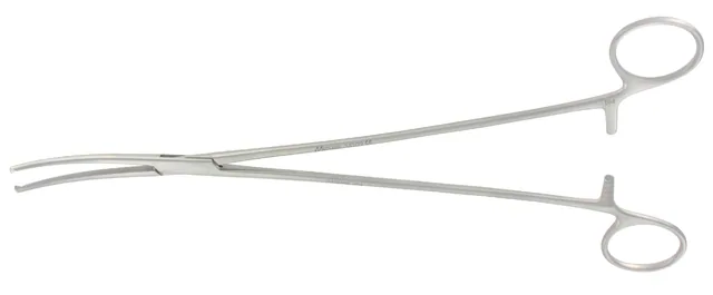 Artery forceps Bengolea 30 cm curved with teeth — REF 34209P