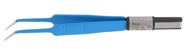 Coagulationforceps Bipolar-bissinger- 20 cm bent blunt 2.0 mm — REF 28728P