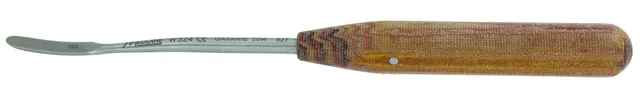 Periostealelevatorhandle Celer.curved 6 mm 18.5 cm — REF W324