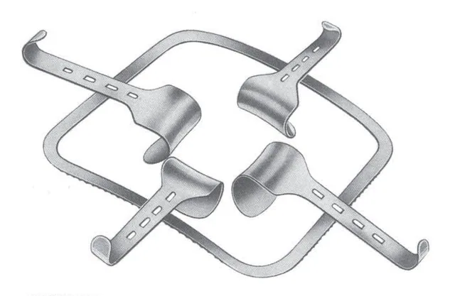 Retractor abdominal Kirschner complete Fixed frame — REF 21201P