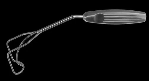 Cooley retractor Right serrated 250X48 X 48 mm — REF 18118