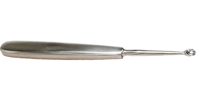 Ent curette Sinus Moore straight 18 cm X 5 mm — REF 15401