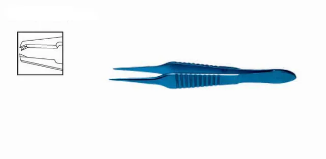 O-light Pince Suture paufique C. plat 85X0.8MM Tc Titane — REF OL050