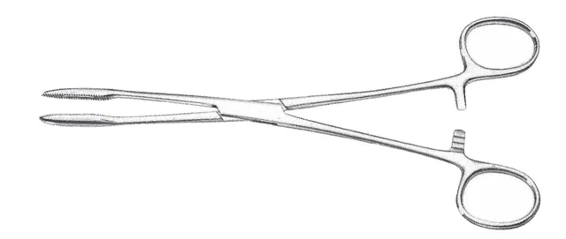 Pince Pansem Gross 200 mm Courbe a Crémaillère — REF 37701