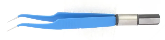 Coagulationforceps Bipolar-bissinger- 11 cm curved blunt 0.6 mm — REF 28712P