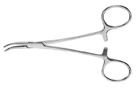 Artery forceps Dandy 14 cm curved — REF 34504