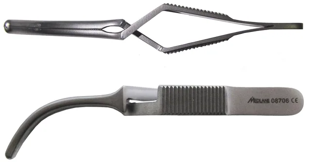 Bulldog clamp Debakey curved 85 X 30 mm — REF 08706P