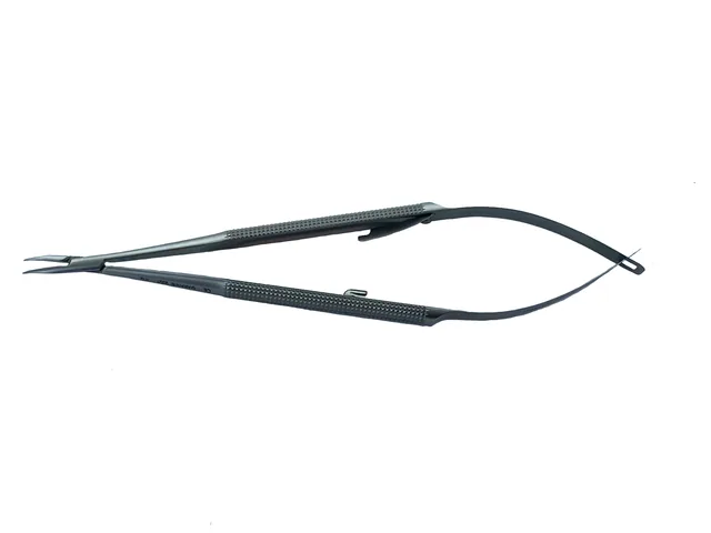 Porte Aiguille Castro Corps Rond 150 mm Courbe a Verrou Mors Lisse 12 X 0,8 X 1,2 mm — REF 40605
