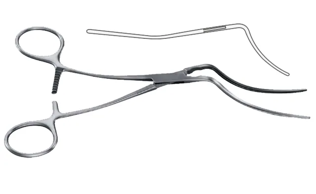Vascular clamp Renal Wylie 21 cm J Shape — REF K304