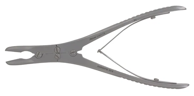 Bone rongeur Dbl Bx Ruskin 1 9 cm 5 mm straight — REF 32801P